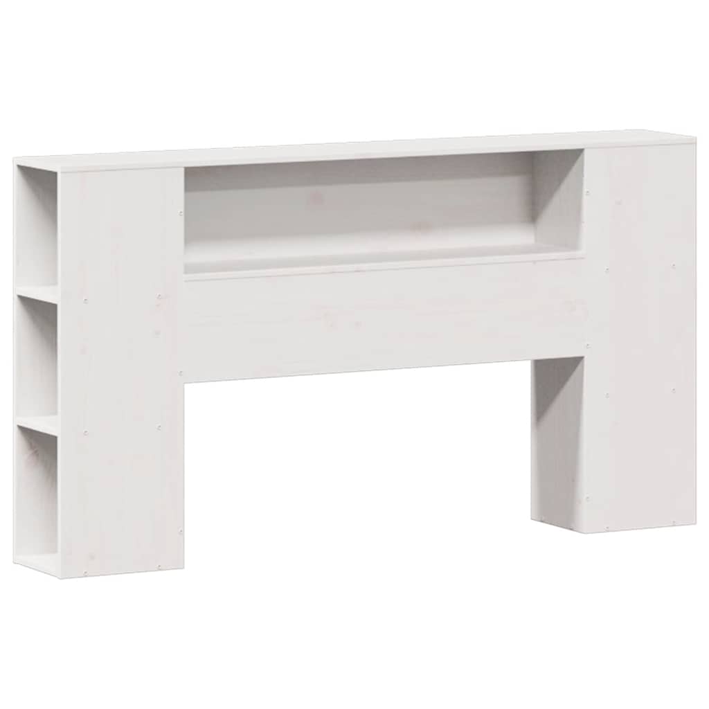 Letto Libreria senza Materasso Bianco 140x200 cm Legno di Pino - homemem39