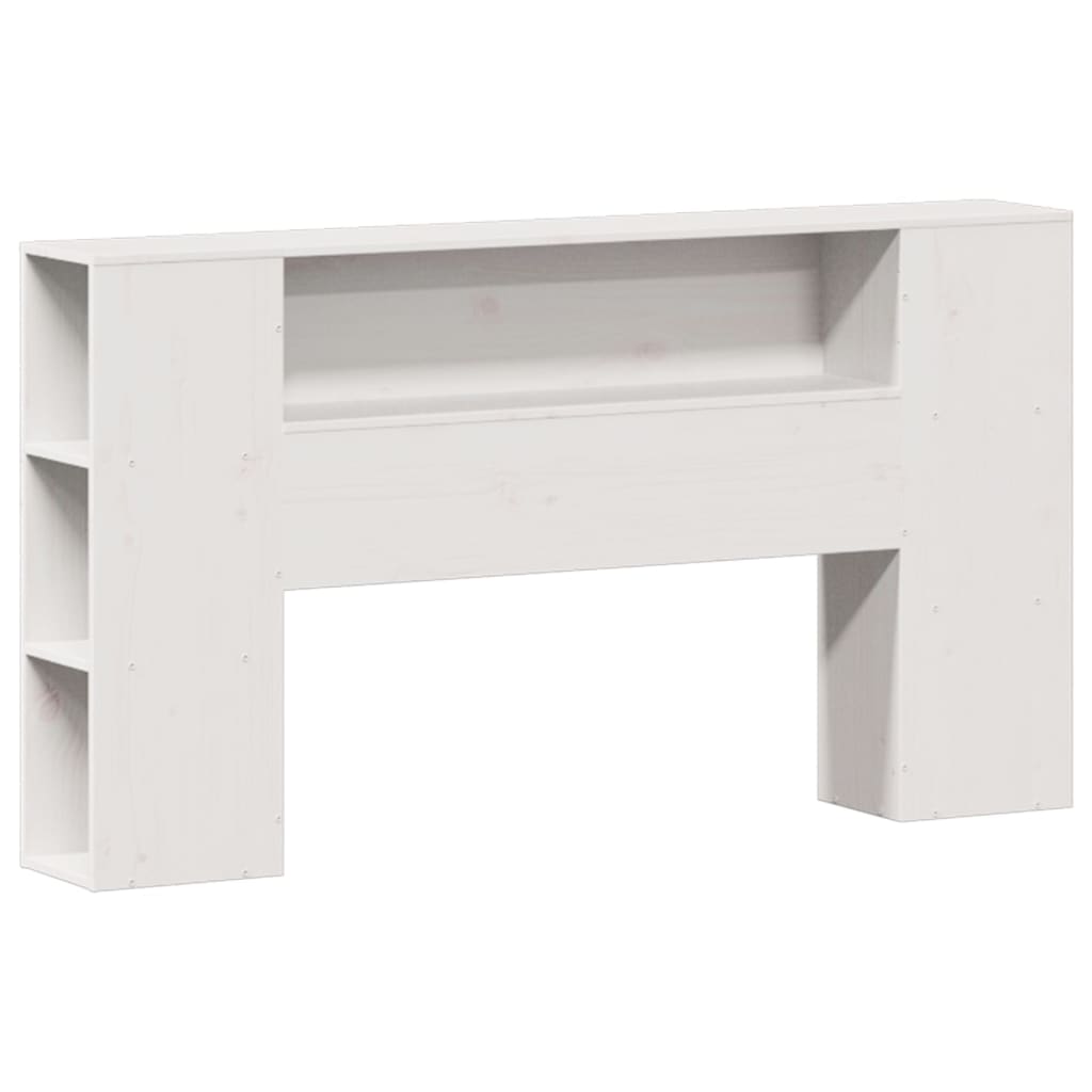 Letto Libreria senza Materasso Bianco 120x200 cm Legno di Pino