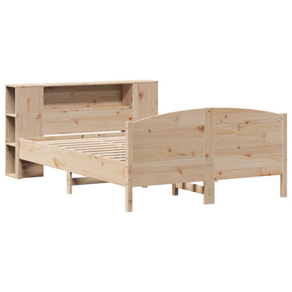 Letto Libreria senza Materasso 120x190 cm in Legno di Pino - homemem39