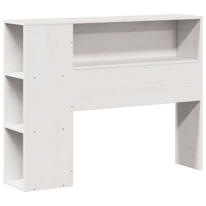Letto Libreria senza Materasso Bianco 100x200 cm Legno di Pino - homemem39