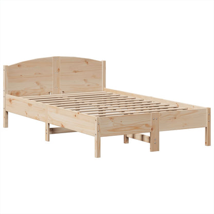 Letto Libreria senza Materasso 135x190 cm in Legno di Pino - homemem39