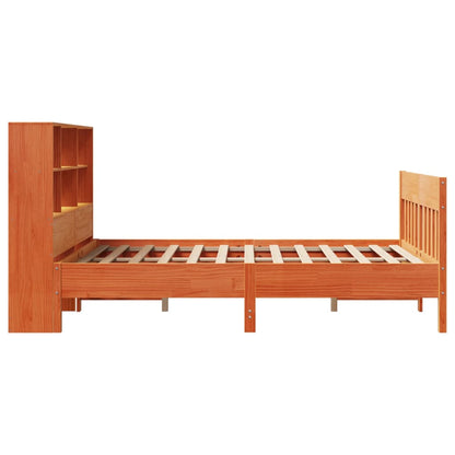 Giroletto senza Materasso Marrone Cera 120x200 cm Legno di Pino | homemem39