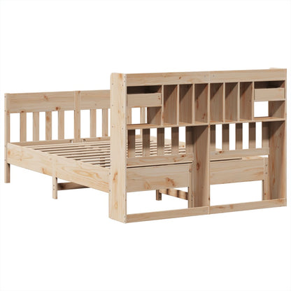 Giroletto senza Materasso 160x200 cm in Legno Massello di Pino - homemem39