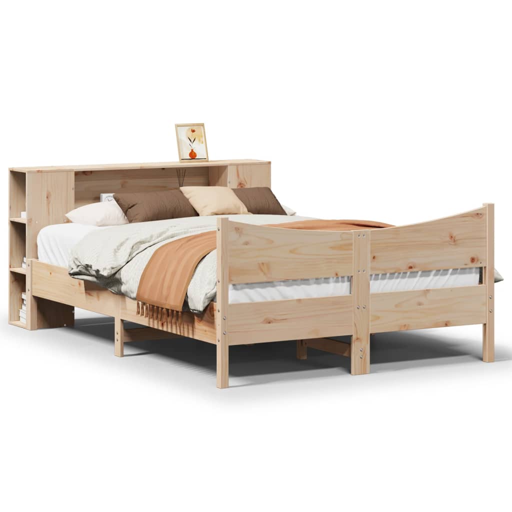 Letto senza Materasso 120x190 cm in Legno Massello di Pino - homemem39