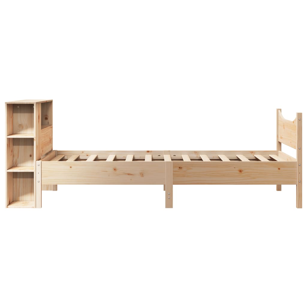 Letto senza Materasso 90x190 cm in Legno Massello di Pino - homemem39