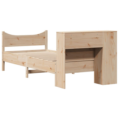 Letto senza Materasso 90x190 cm in Legno Massello di Pino - homemem39