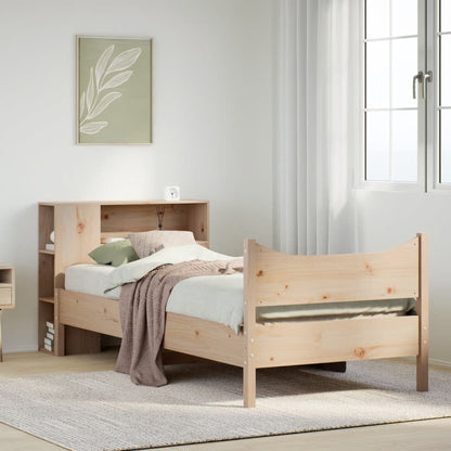 Giroletto senza Materasso 75x190 cm in Legno Massello di Pino | homemem39