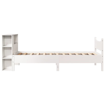 Giroletto senza Materasso Bianco 75x190 Legno Massello di Pino | homemem39