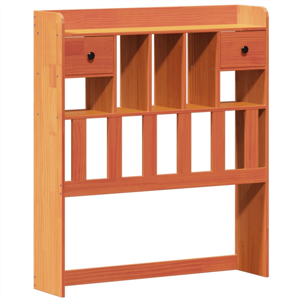 Giroletto senza Materasso Marrone Cera 100x200 cm Legno di Pino | homemem39