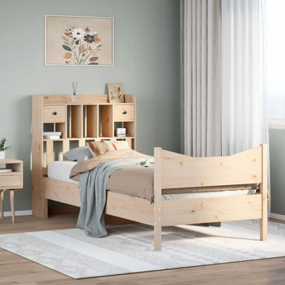 Letto senza Materasso 90x190 cm in Legno Massello di Pino - homemem39