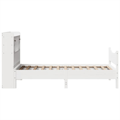 Giroletto senza Materasso Bianco 75x190 Legno Massello di Pino | homemem39