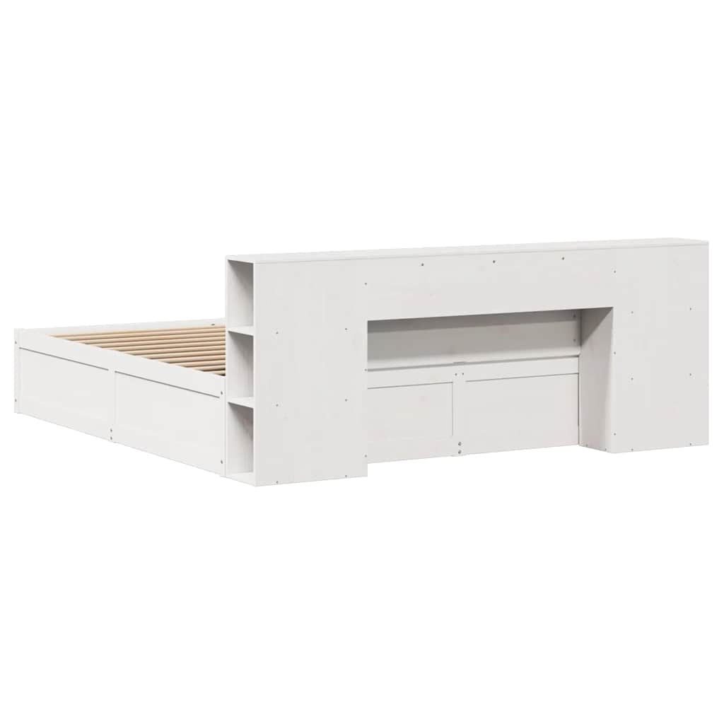 Giroletto senza Materasso Bianco 180x200 cm Legno Massello Pino - homemem39