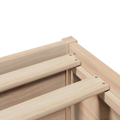 Giroletto senza Materasso 120x200 cm in Legno Massello di Pino