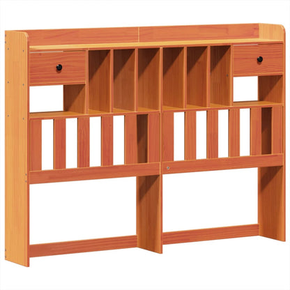 Giroletto senza Materasso Marrone Cera 150x200 cm Legno di Pino | homemem39