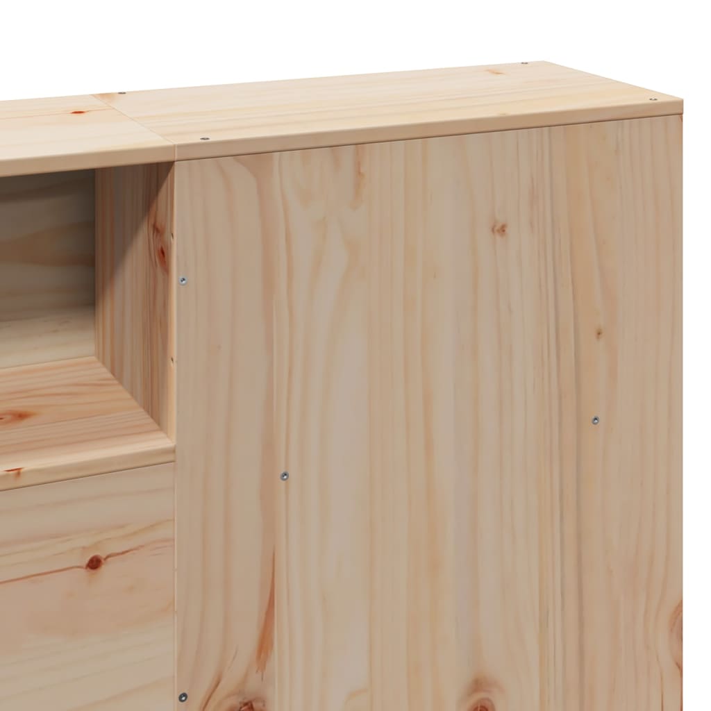 Giroletto senza Materasso 180x200 cm in Legno Massello di Pino - homemem39