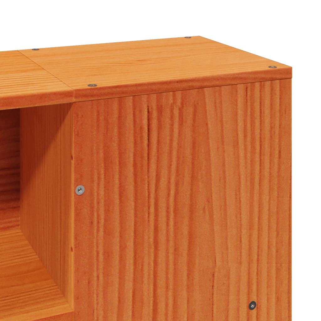 Giroletto senza Materasso Marrone Cera 150x200 cm Legno di Pino | homemem39