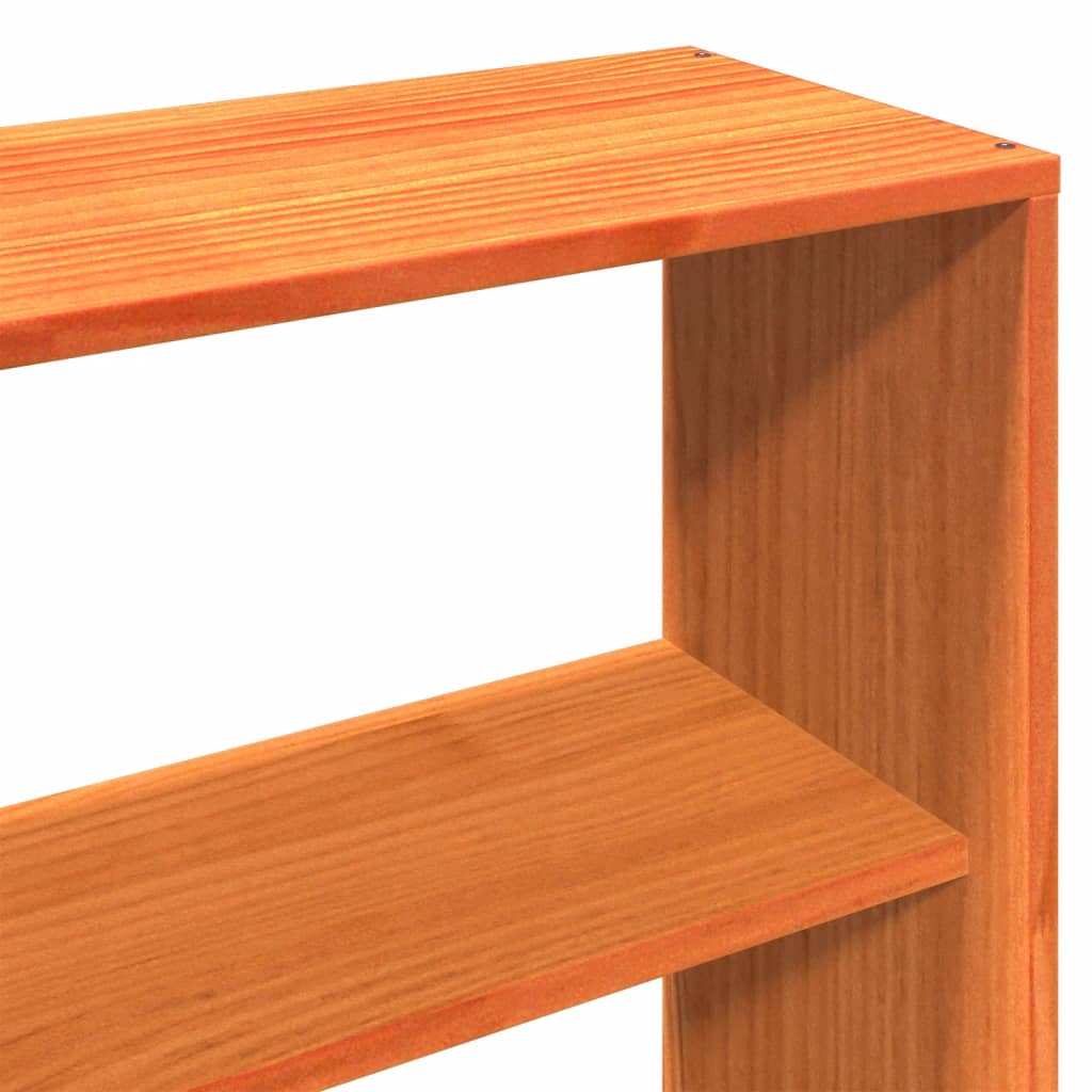 Giroletto senza Materasso Marrone Cera 200x200 cm Legno di Pino - homemem39