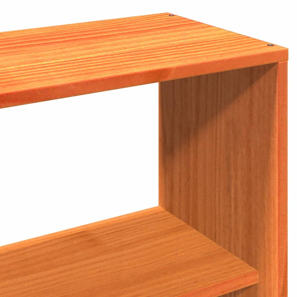 Giroletto senza Materasso Marrone Cera 160x200 cm Legno di Pino - homemem39