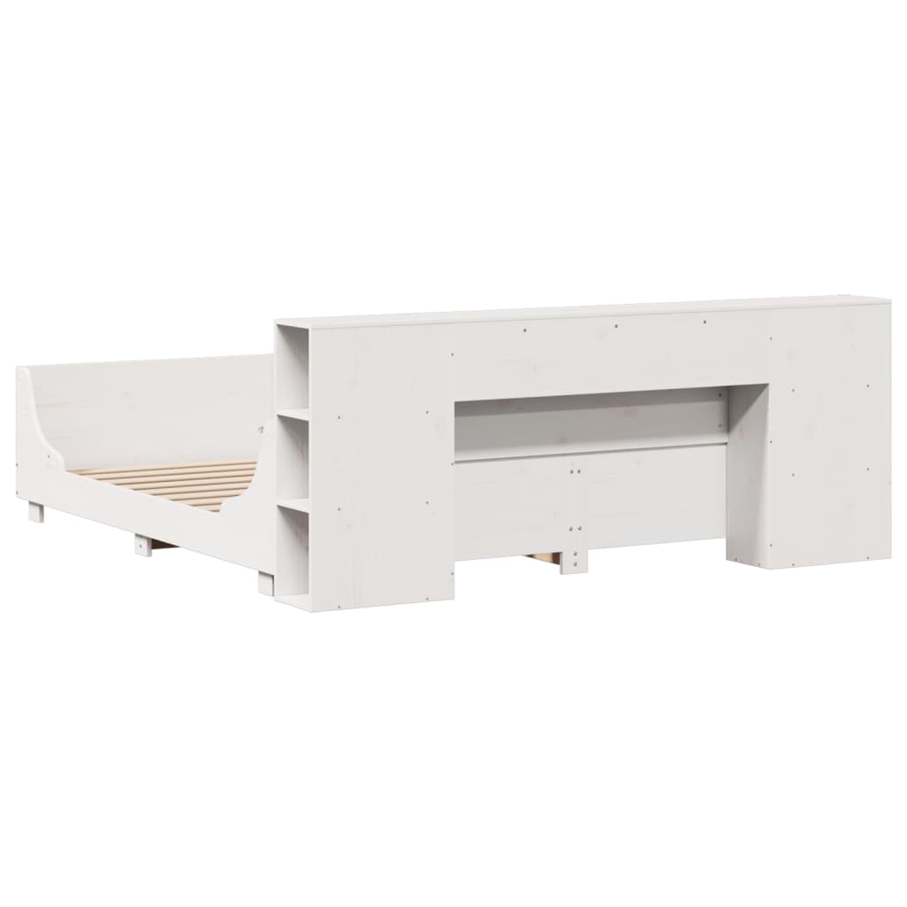 Giroletto senza Materasso Bianco 180x200 cm Legno Massello Pino - homemem39