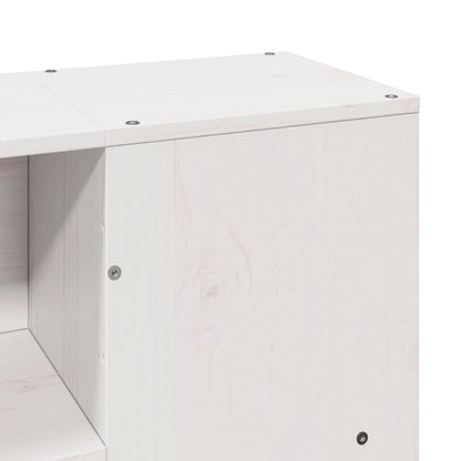 Giroletto senza Materasso Bianco 150x200 cm Legno Massello Pino - homemem39