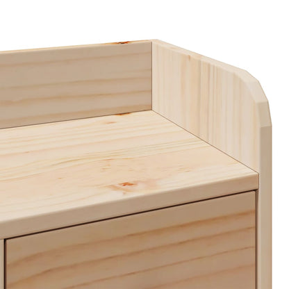 Letto Libreria senza Materasso 100x200 cm in Legno di Pino