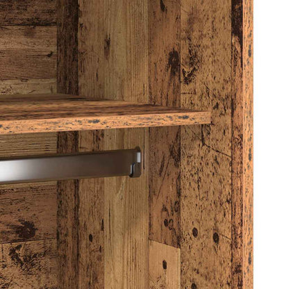 Armadio Legno Antico 100x50x200 cm in Legno Multistrato - homemem39
