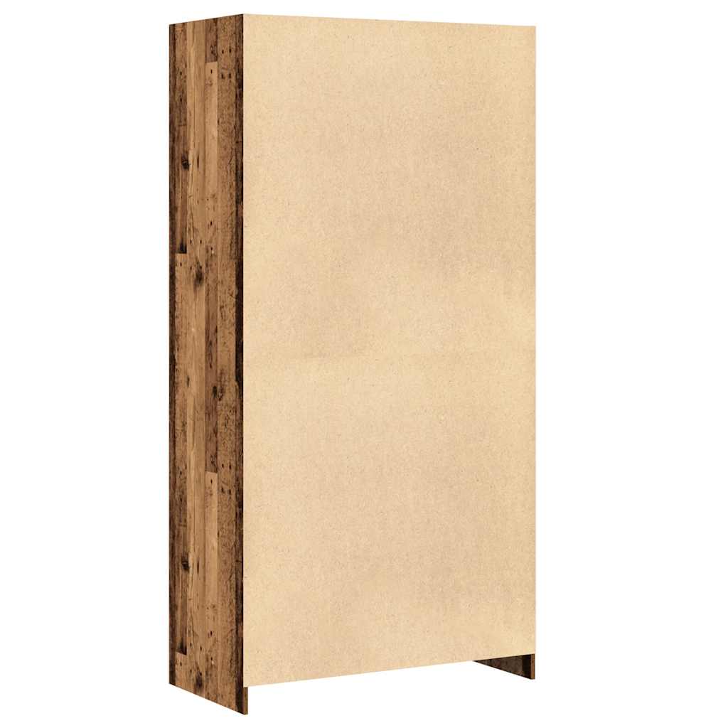 Armadio Legno Antico 100x50x200 cm in Legno Multistrato - homemem39