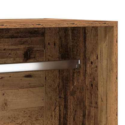 Armadio Legno Antico 100x50x200 cm in Legno Multistrato - homemem39