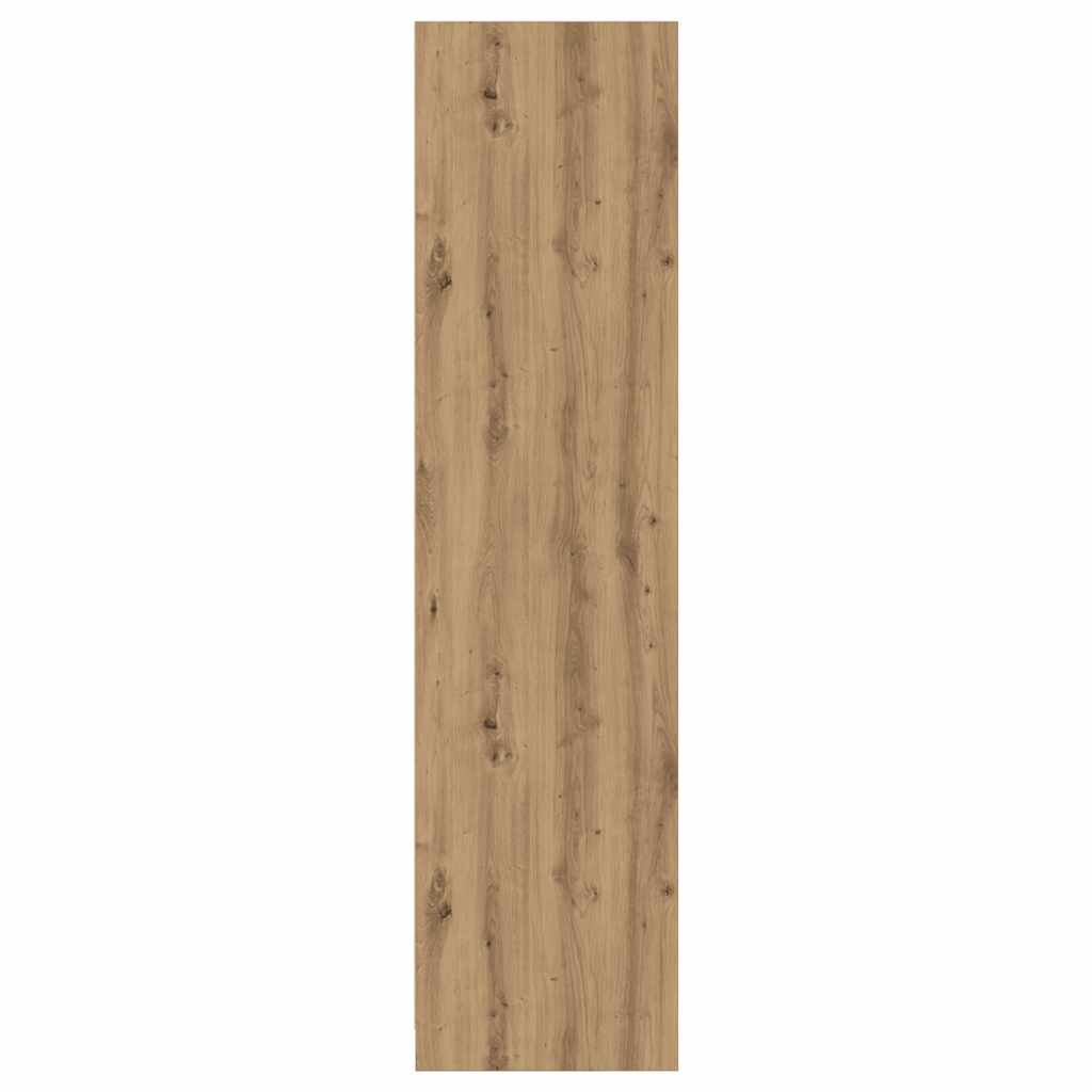 Armadio Rovere Artigianale 100x50x200 cm in Legno Multistrato - homemem39