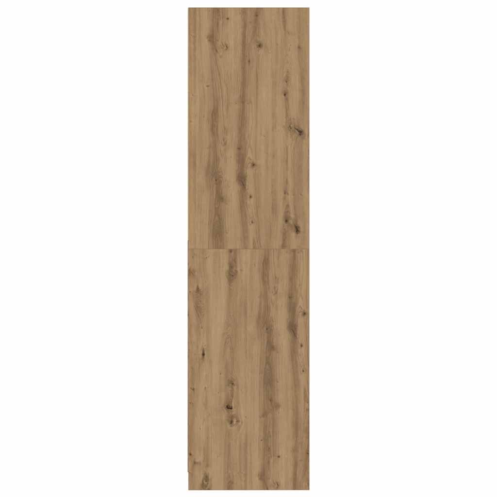 Armadio Rovere Artigianale 50x50x200 cm in Legno Multistrato - homemem39