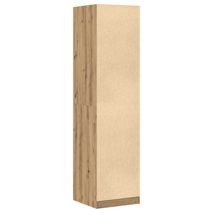 Armadio Rovere Artigianale 50x50x200 cm in Legno Multistrato - homemem39