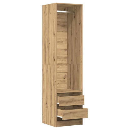 Armadio Rovere Artigianale 50x50x200 cm in Legno Multistrato - homemem39