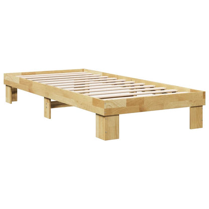 Struttura Letto Senza Materasso 90x200 cm in Legno Massello - homemem39