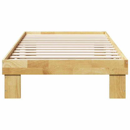 Struttura Letto Senza Materasso 75x190 cm in Legno di Rovere | homemem39