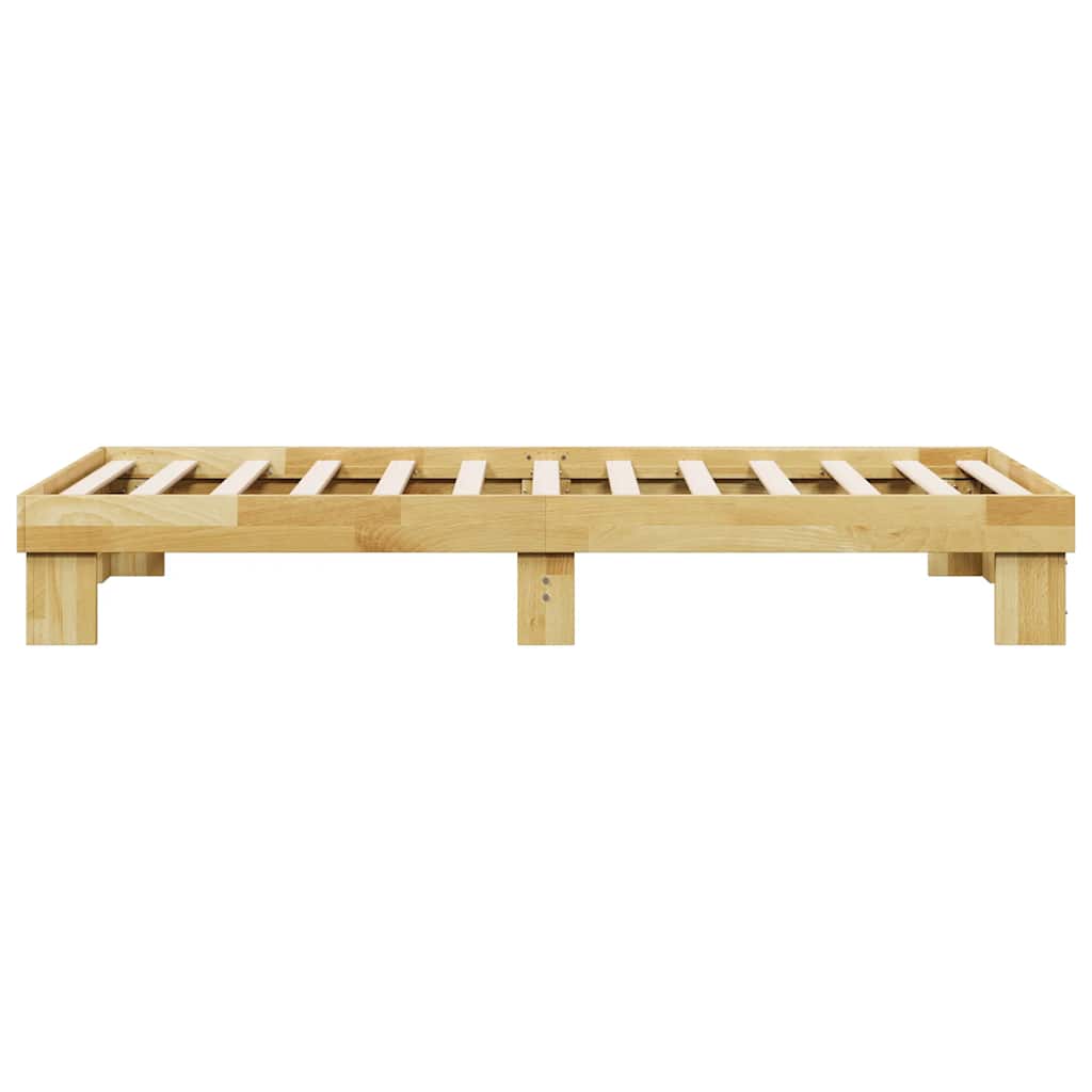 Struttura Letto Senza Materasso 75x190 cm in Legno di Rovere | homemem39
