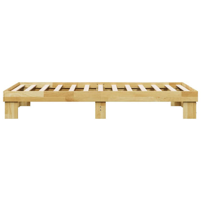 Struttura Letto Senza Materasso 75x190 cm in Legno di Rovere | homemem39