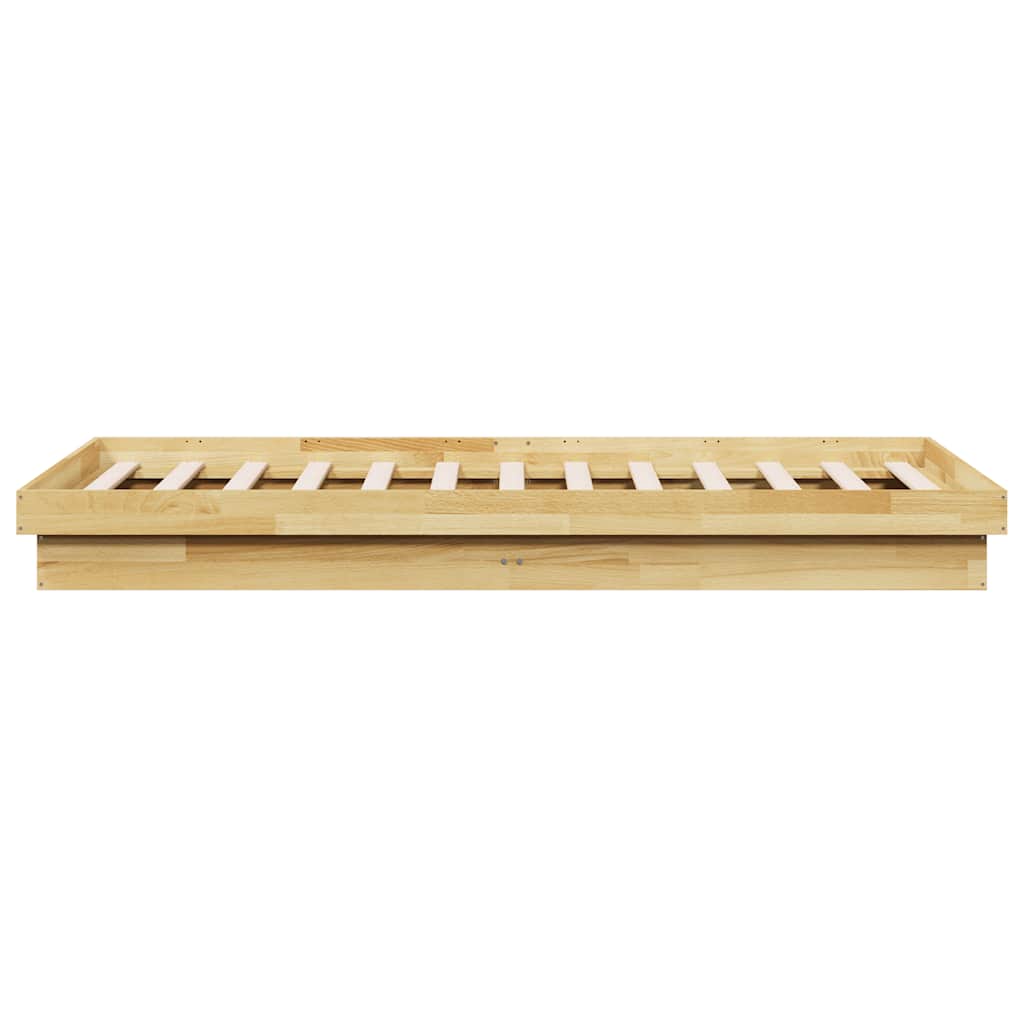 Struttura Letto Senza Materasso 75x190 cm in Legno di Rovere | homemem39