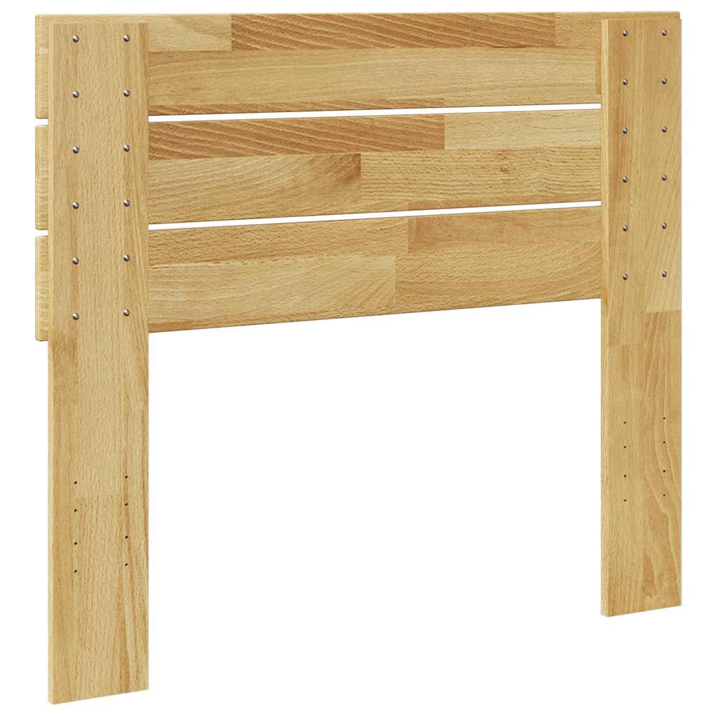 Testiera 80 cm in Legno Massello di Rovere | homemem39