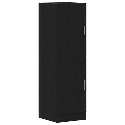 Set di Mobili da Cucina 2 pz Nero in Truciolato | homemem39