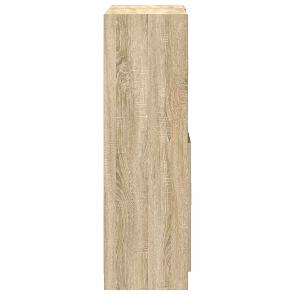 Set di Mobili da Cucina 2 pz Rovere Sonoma in Truciolato | homemem39