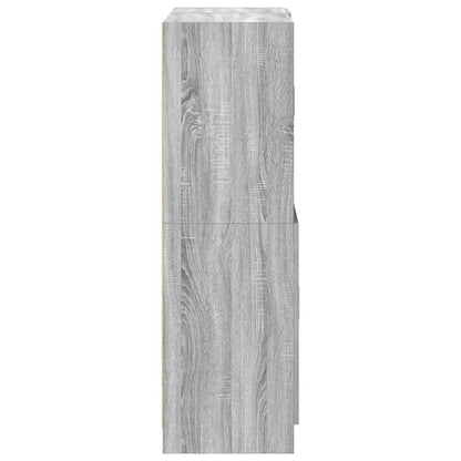 Set di Mobili da Cucina 2 pz Grigio Sonoma in Truciolato | homemem39