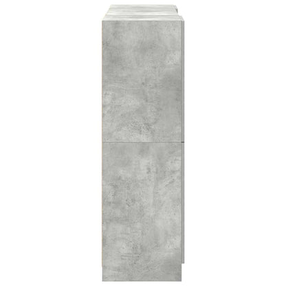 Set di Mobili da Cucina 3 pz Grigio Cemento in Truciolato | homemem39