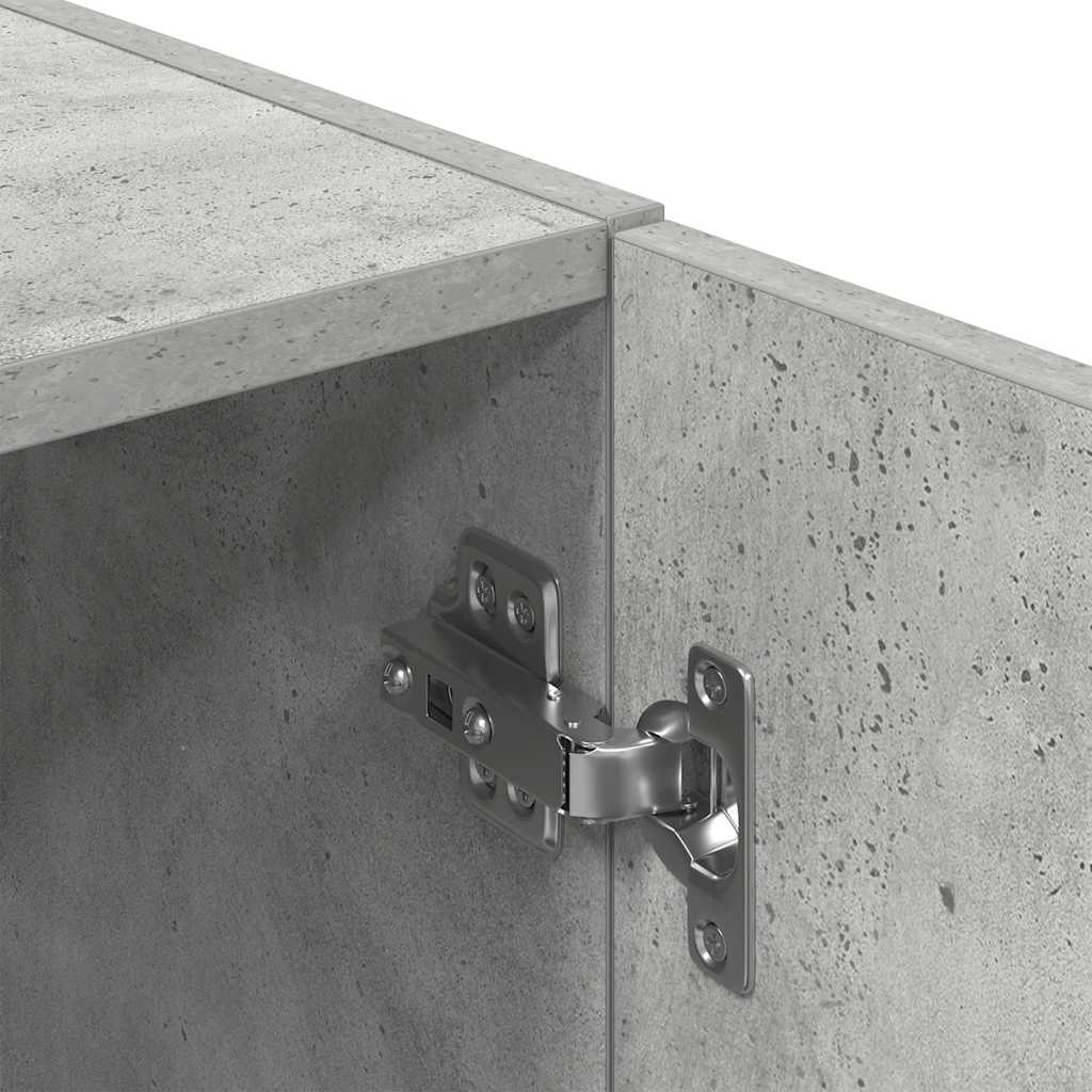 Set di Mobili da Cucina 3 pz Grigio Cemento in Truciolato | homemem39