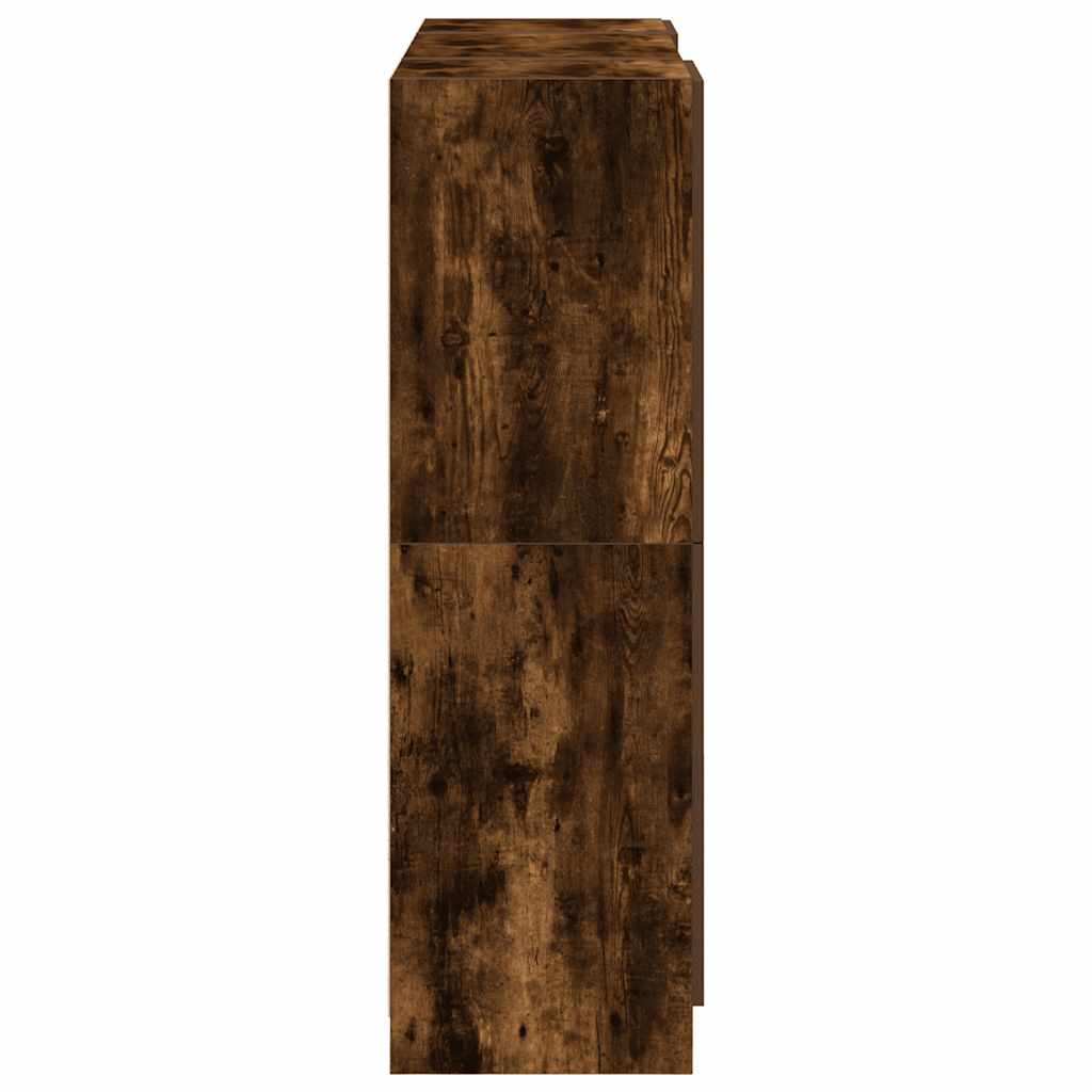 Set di Mobili da Cucina 3 pz Rovere Fumo in Truciolato | homemem39