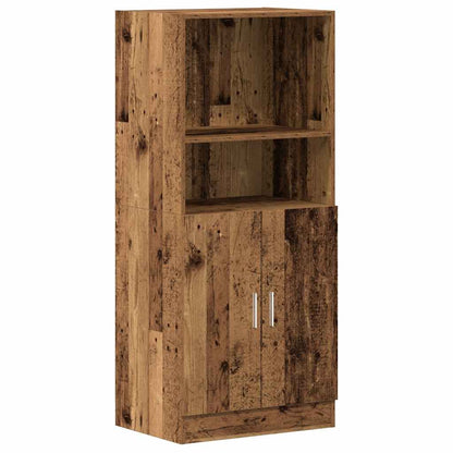Set di Mobili da Cucina 3 pz Legno Antico in Truciolato | homemem39