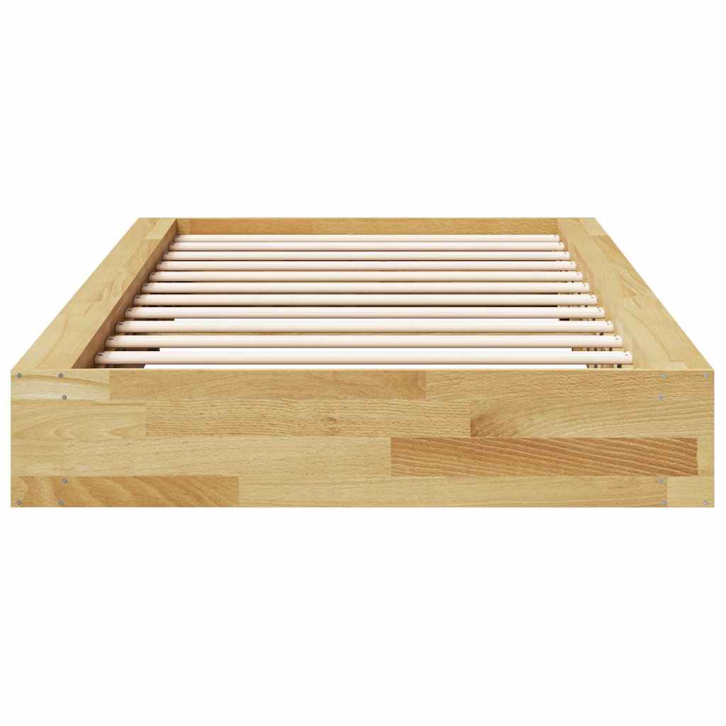 Struttura Letto Senza Materasso in Legno Massello di Rovere | homemem39