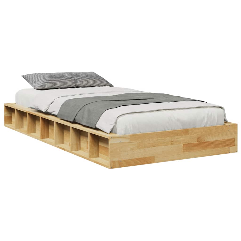 Struttura Letto Senza Materasso 90x200 cm in Legno Massello | homemem39