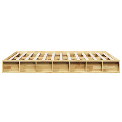 Struttura Letto Senza Materasso 160x200 cm in Legno di Rovere | homemem39