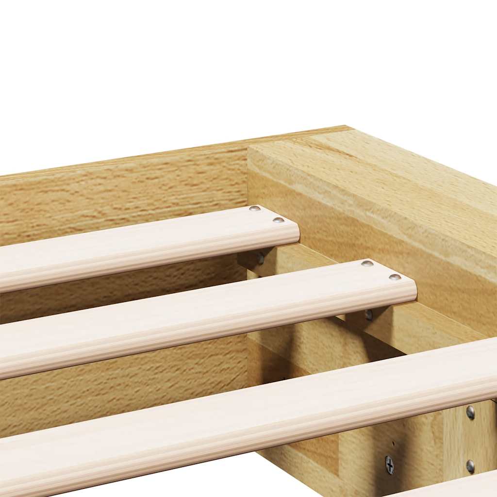 Struttura Letto Senza Materasso 90x190 cm in Legno di Rovere | homemem39