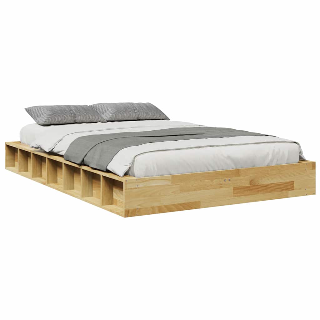 Struttura Letto Senza Materasso 120x190 cm in Legno di Rovere | homemem39